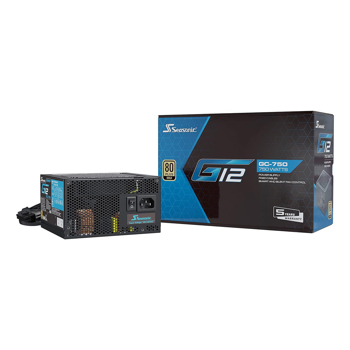 FUENTE DE PODER G12 GC-750 WATTS 80 PLUS GOLD