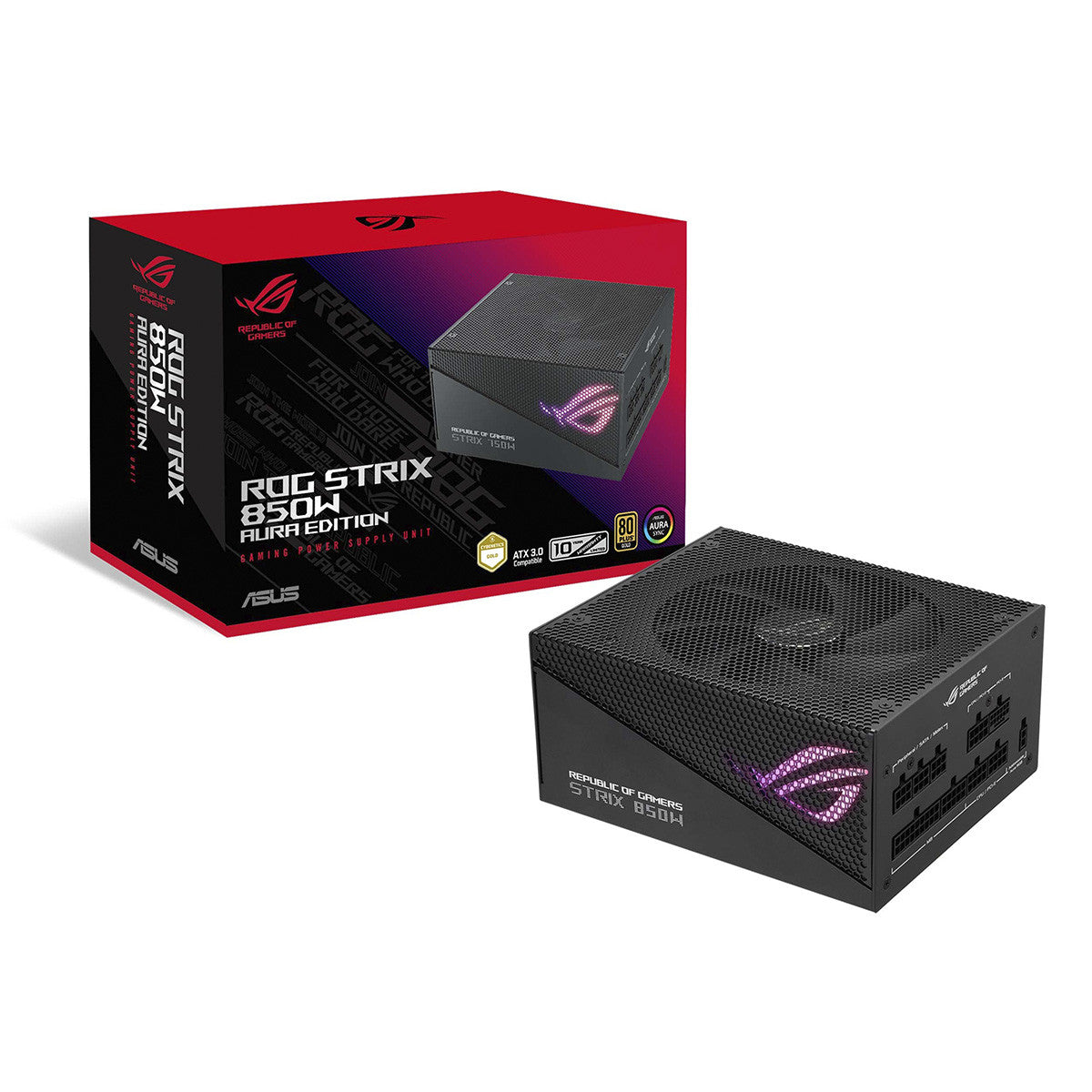 FUENTE DE PODER ROG STRIX 850E AURA EDITION 80 PLUS GOLD