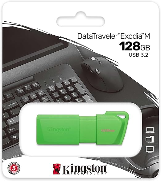 MEMORIA USB DATA TRAVELER EXODIA M VERDE DTXM/128GB