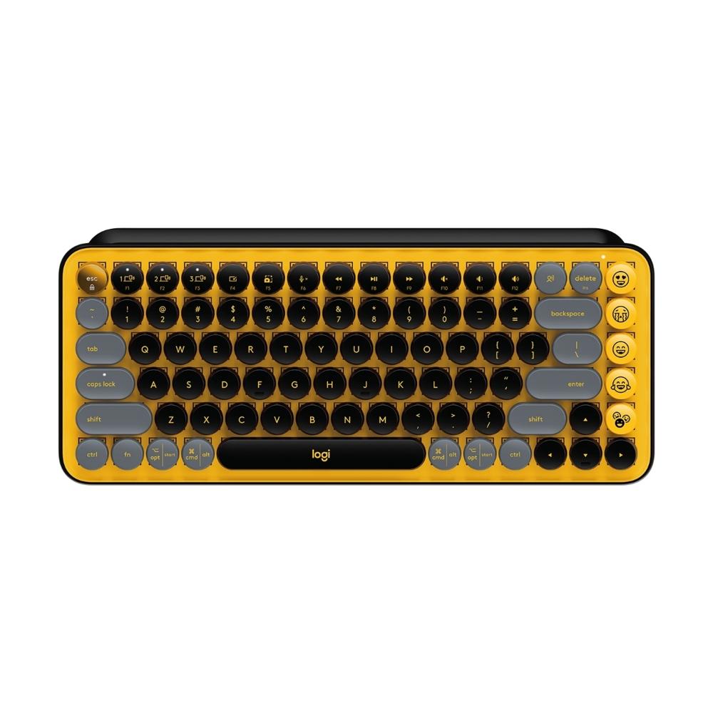 TECLADO MECANICO INALAMBRICO POP KEYS AMARILLO NEGRO