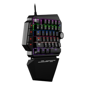 Teclado Gaming Primus Wired Ballista USB One Handed, Switch Rojo