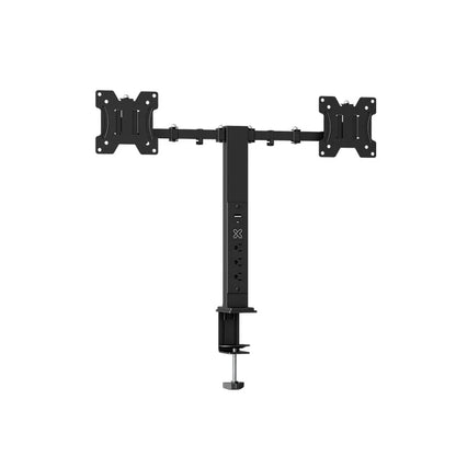 BRACKET PARA DOS MONITORES CON CONEXIONES A CORRIENTE Y USB KMM-510