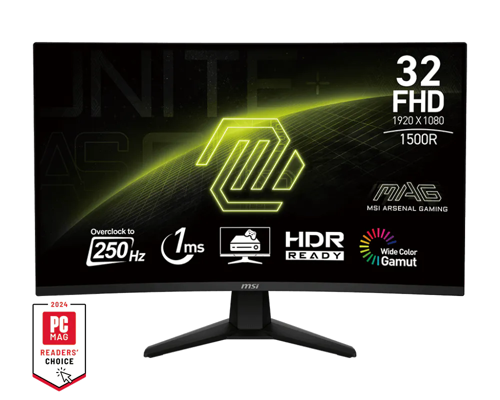 MONITOR MAG 32C6X 31.5P 1920X1080 250HZ 1MS