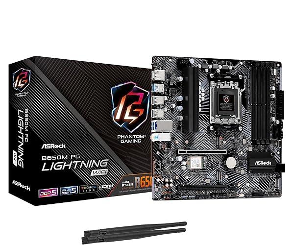 MOTHERBOARD B650M PG LIGHTNING WIFI SOCKET AM5
