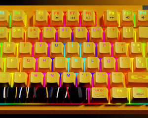 TECLADO GAMING BALLISTA 82T EDICION C-3PO Droids