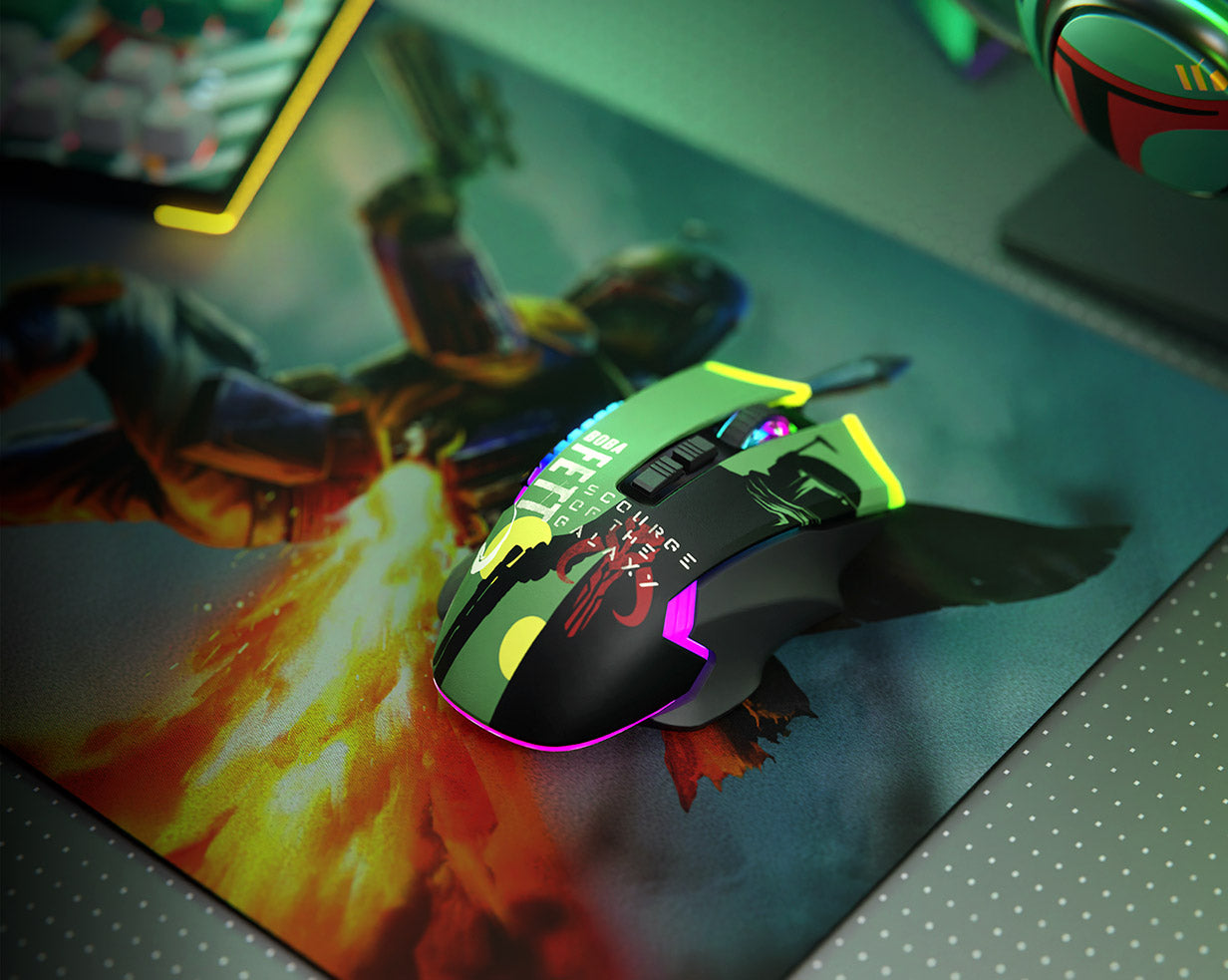 MOUSE GAMING GLADIUS TM11 EDICION BOBA FETT