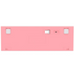 TECLADO GAMING FIZZ PRO USB TIPO C BLANCO-ROSA RGB 60% K616 MECANICO