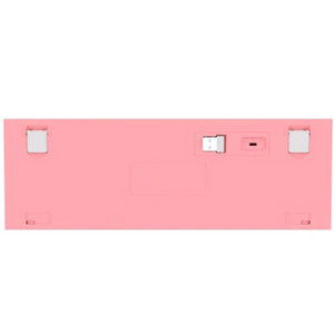 TECLADO GAMING FIZZ PRO USB TIPO C BLANCO-ROSA RGB 60% K616 MECANICO