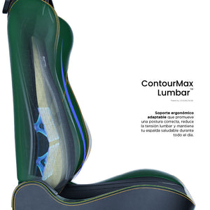 SILLA GAMING VG SL 5800 SE MG BLACK MIDNIGHT GREEN