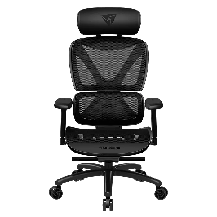 SILLA ERGONOMICA XTC PRO 360 MESH BLACK