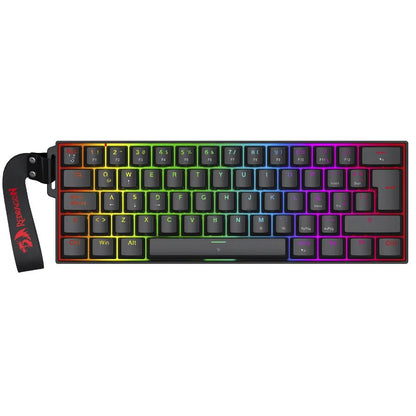 TECLADO K617RGB FIZZ MAGNETIC+ WIRED 60% NEGRO