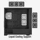 CASE GAMING TERN MINI MINI TOWER VENTILADORES 4 DE 120MM MINI-G-BK-V1 BLACK