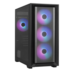 CASE GAMING TERN MINI MINI TOWER VENTILADORES 4 DE 120MM MINI-G-BK-V1 BLACK