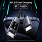 CABLE USB-C A USB-C L509 100W 2M CON LED DISPLAY 35512 NEGRO
