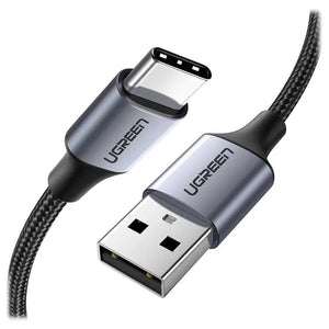 CABLE USB-A A USB-C 2M 60128 NEGRO