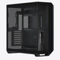 CASE V1-BK-V1 MID TOWER SIN VENTILACIÓN INCLUIDA CON VIDRIO TEMPLADO BLACK