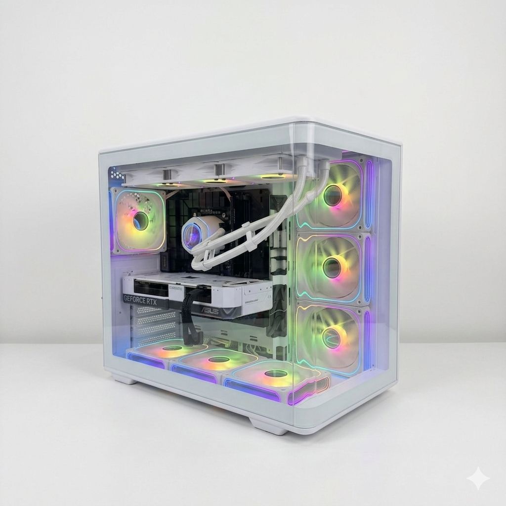 PC NEON, i7 12700F, 16GB RAM DDR5, 1TB SSD, RTX4070 SUPER 12GB, CASE COOLER ELITE 600, COOLER MASTER CORE NEX 360 , FUENTE 750W PULS BRONZE, WIN11HOME