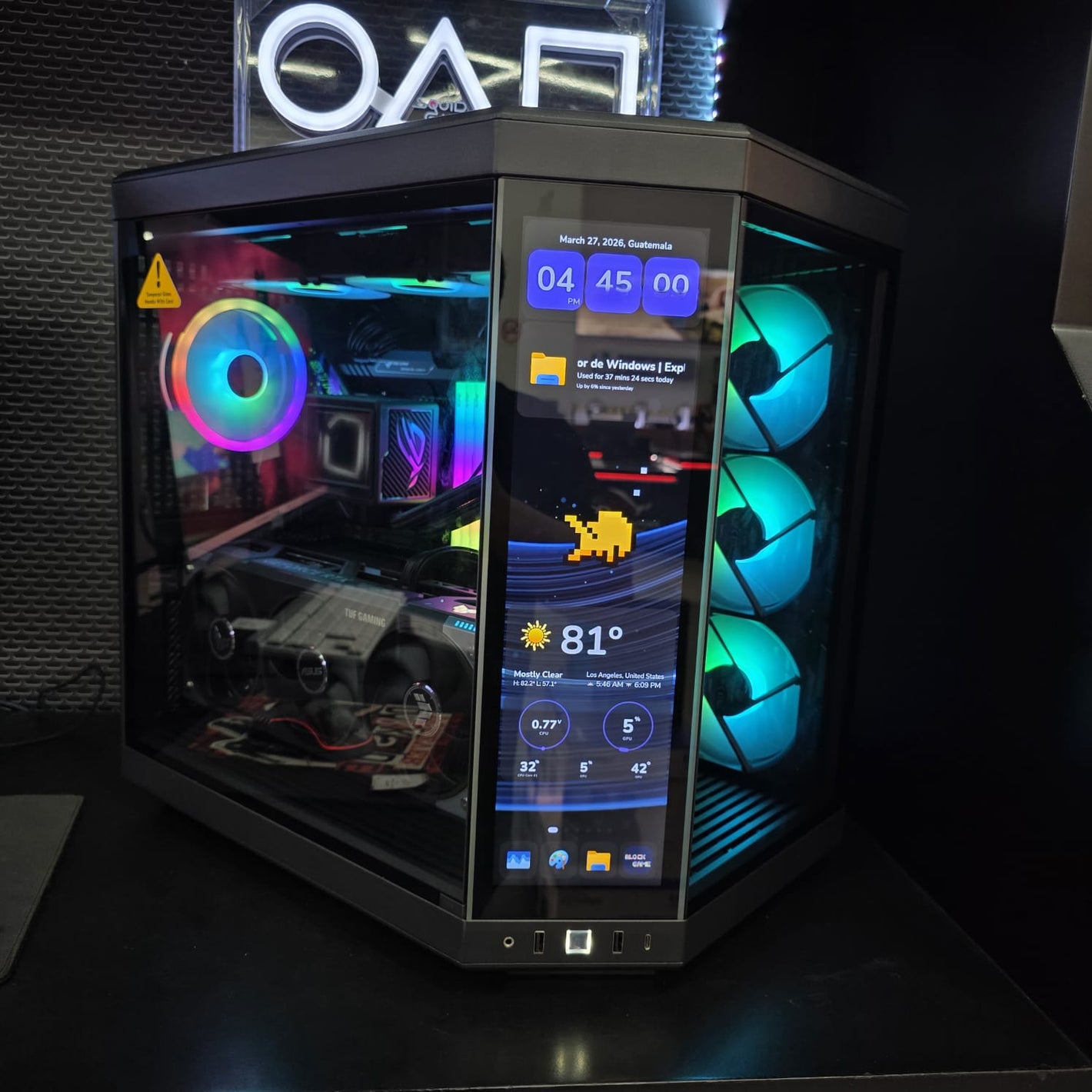 SETUP ROG CORE ULTRA 9 285k RTX 5090 32GB GDDR7 64 GB RAM 4 TB SSD 1200W PLATINUM W11 PRO