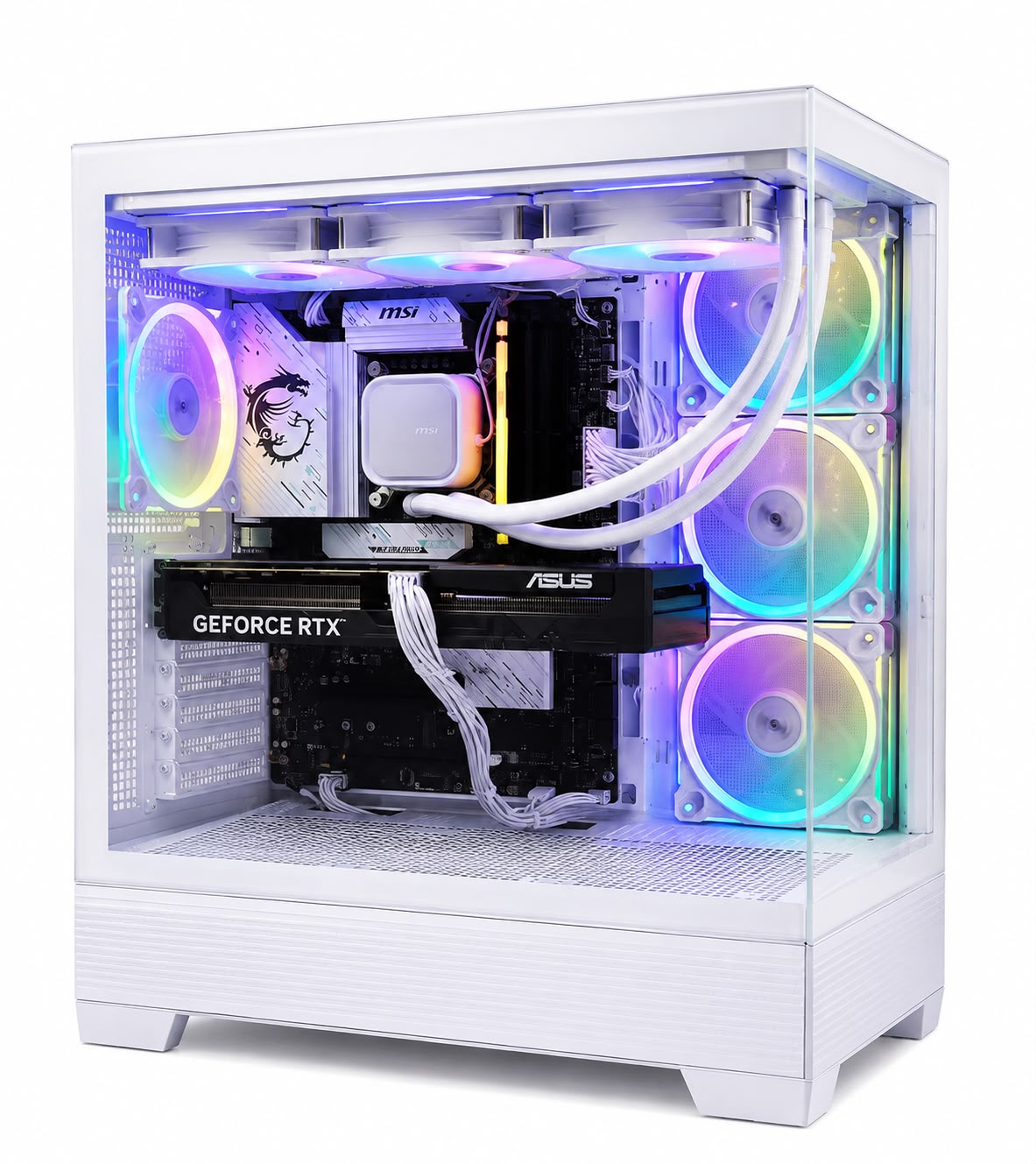 PC SNOW - PROCESADOR: ULTRA 7 265KF RAM: 16 GB DDR5 ALMACENAMIENTO: 1TB SSD GRAFICA: RTX 5060TI 16GB FUENTE: 750WTTS