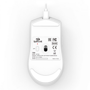 MOUSE M724W KING 1K 12400DPI WIRED BLANCO