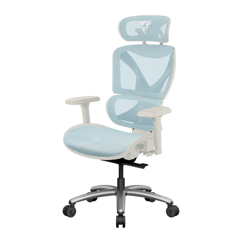 SILLA ERGONOMICA XTC CHROMA WHITE BLUE