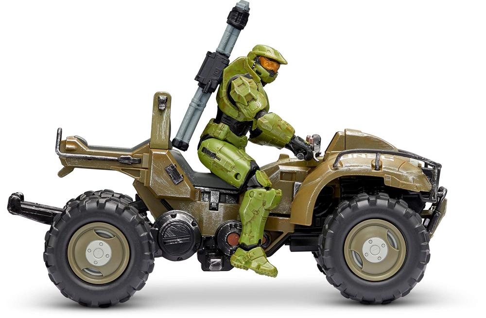 FIGURA Y VEHICULO WORLD OF HALO 4P MANGOSTA CON MASTER CHIEF