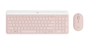 TECLADO Y MOUSE INALAMBRICOS MK470 ROSA