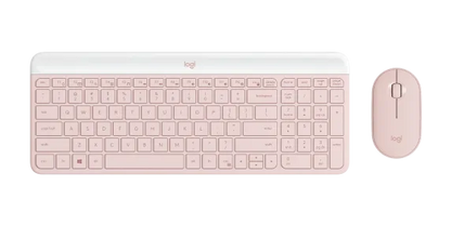 TECLADO Y MOUSE INALAMBRICOS MK470 ROSA