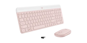 TECLADO Y MOUSE INALAMBRICOS MK470 ROSA
