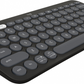 TECLADO PORTATIL BLUETOOTH PEBBLE KEYS 2 K380S NEGRO