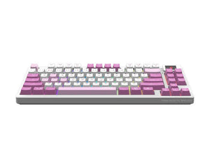 TECLADO GAMING INALAMBRICO FORCE GK600 TKL LED VIOLETA