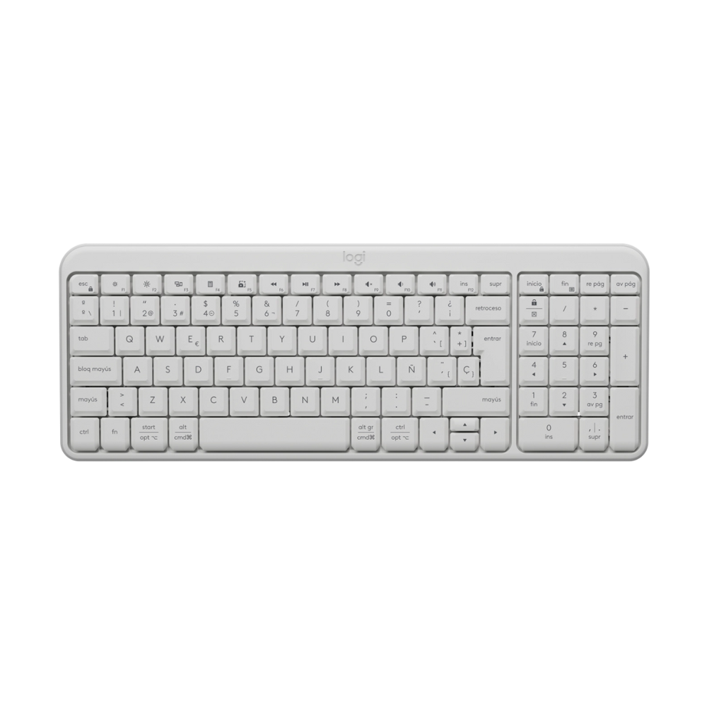 TECLADO INALAMBRICO K250 ESPAÑOL WHITE