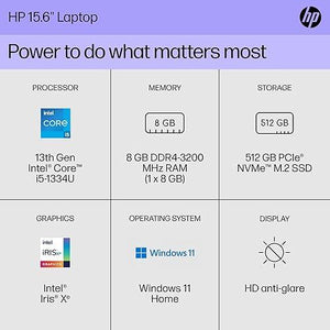15-DF0151WM I5-1334U 8GB RAM 512GB SSD 15.6P TOUCH W11 SSILVER