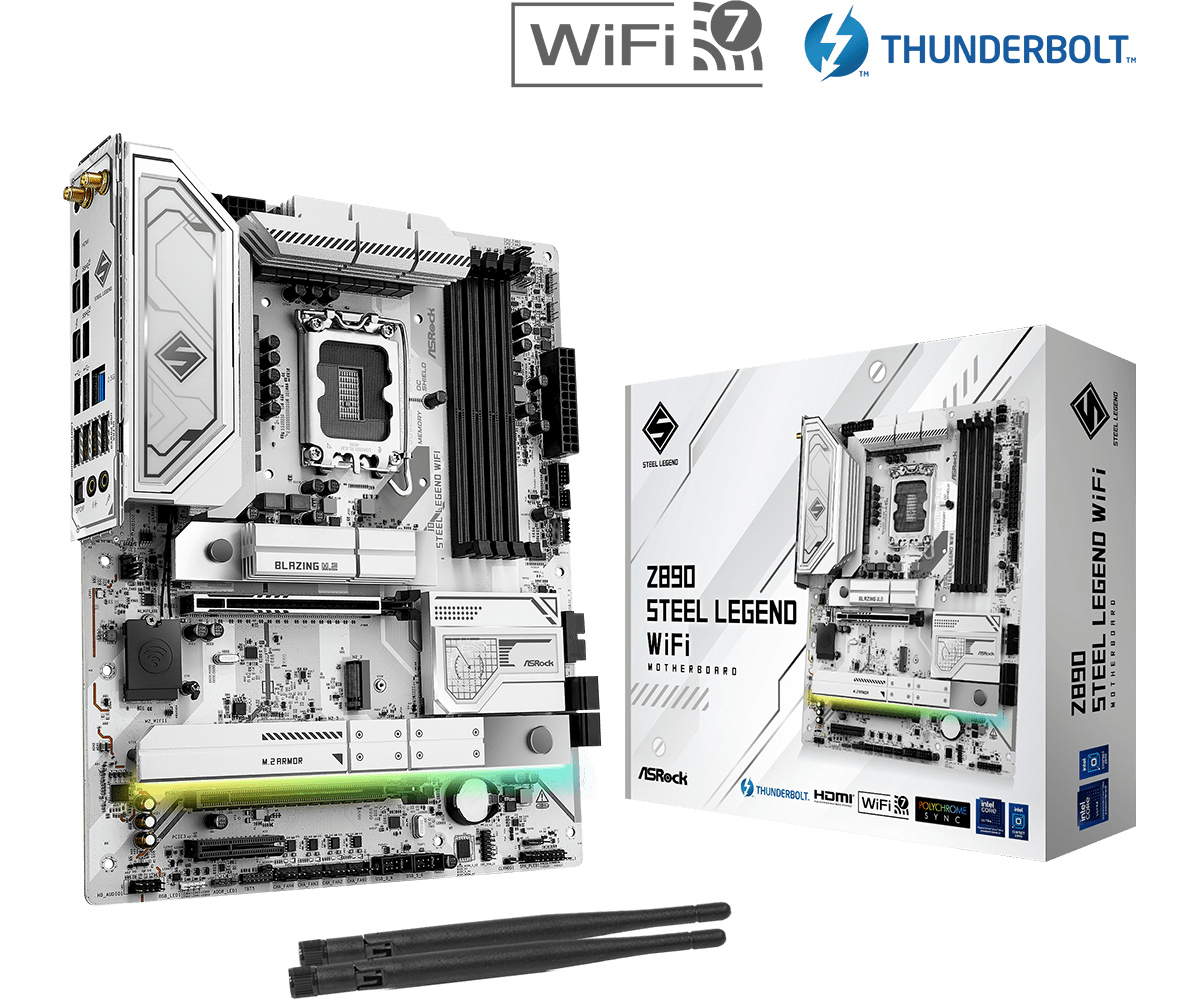 MOTHERBOARD Z890 STEEL LEGEND WIFI