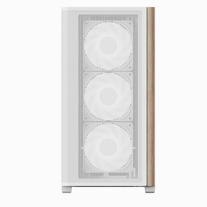 CASE GAMING RGB D301A MINI TOWER VENTILADORES 4 DE 120MM D301A-G-WT-V2 WHITE