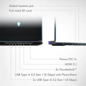 ALIENWARE LAA16250-9499BLU-PUS ULTRA 9 275HX 32GB RAM 2TB SSD RTX 5070 TI 12GB 16P W11