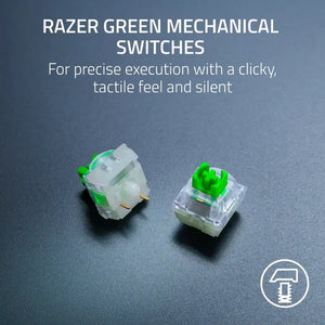 TECLADO GAMING MECANICO BLACKWIDOW V4 X MINECRAFT RZ03-04704100-R3M1