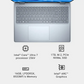 LDB06250-7144BLU-PUS ULTRA 7 256V 16GB RAM 1TB SSD 16P FHD TOUCH X360 W11 ICE BLUE