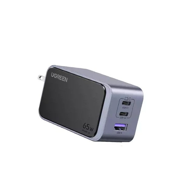 CARGADOR DE PARED X553 NEXODE S 65W 2 PUERTOS USB-C Y 1 PUERTO USB-A DE CARGA RAPID
