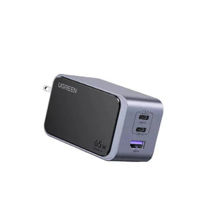 CARGADOR DE PARED X553 NEXODE S 65W 2 PUERTOS USB-C Y 1 PUERTO USB-A DE CARGA RAPID