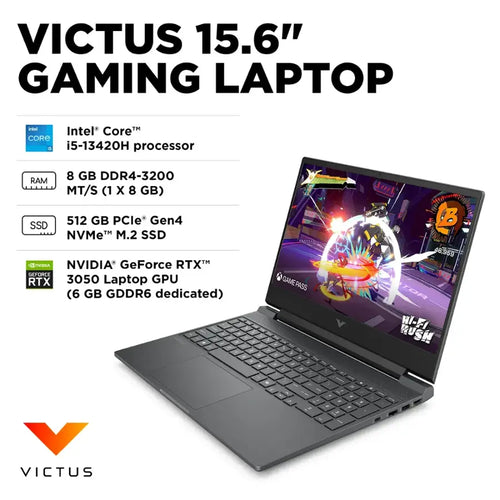 VICTUS 15-FA2013DX I5-13420H 8GB RAM RTX 3050 6GB 15.6P W11
