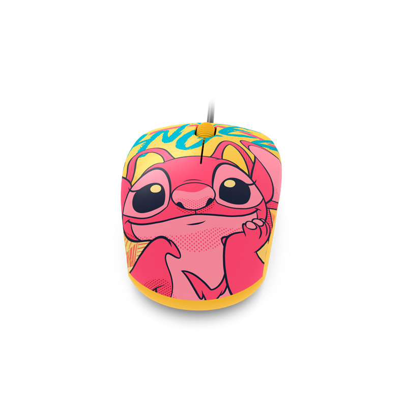 DISNEY STICH MOUSE ALAMBRICO 1200DPI AMARILLO XTM-D406ST-YL