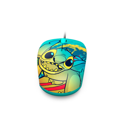 DISNEY STICH MOUSE ALAMBRICO 1200DPI CELESTE XTM-D406ST-BL