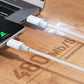 CABLE US264 USB-C A USB-C 1M 60518 BLANCO