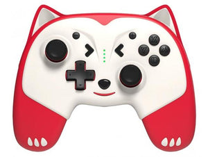 CONTROL INALAMBRICO PARA NINTENDO SWITCH ANIMAL GAMING ROJO