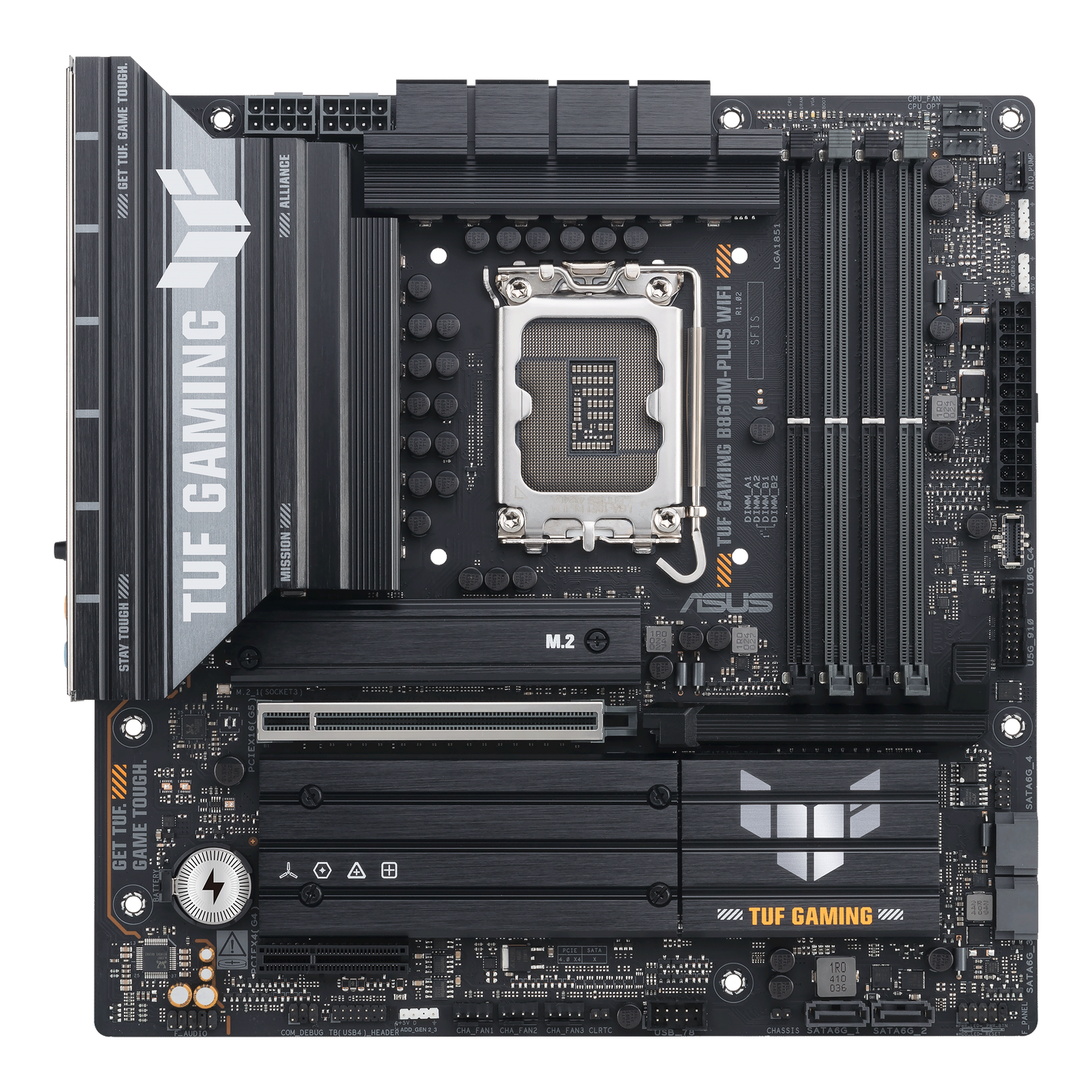 MOTHERBOARD TUF GAMING B860M-PLUS WIFI LGA 1851