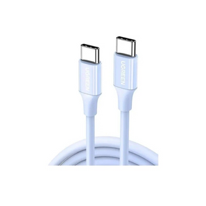 CABLE DE CARGA RAPIDA US264 USB C A USB C 60W 1M CELESTE