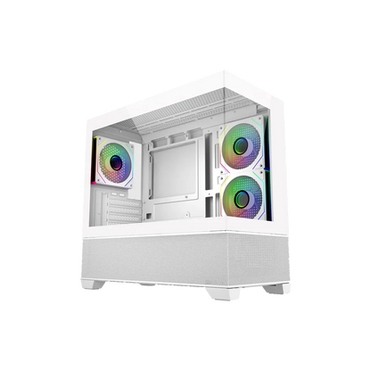 CASE GAMING ATX DOBLE CRISTAL MASTER ELITE 490 WHITE