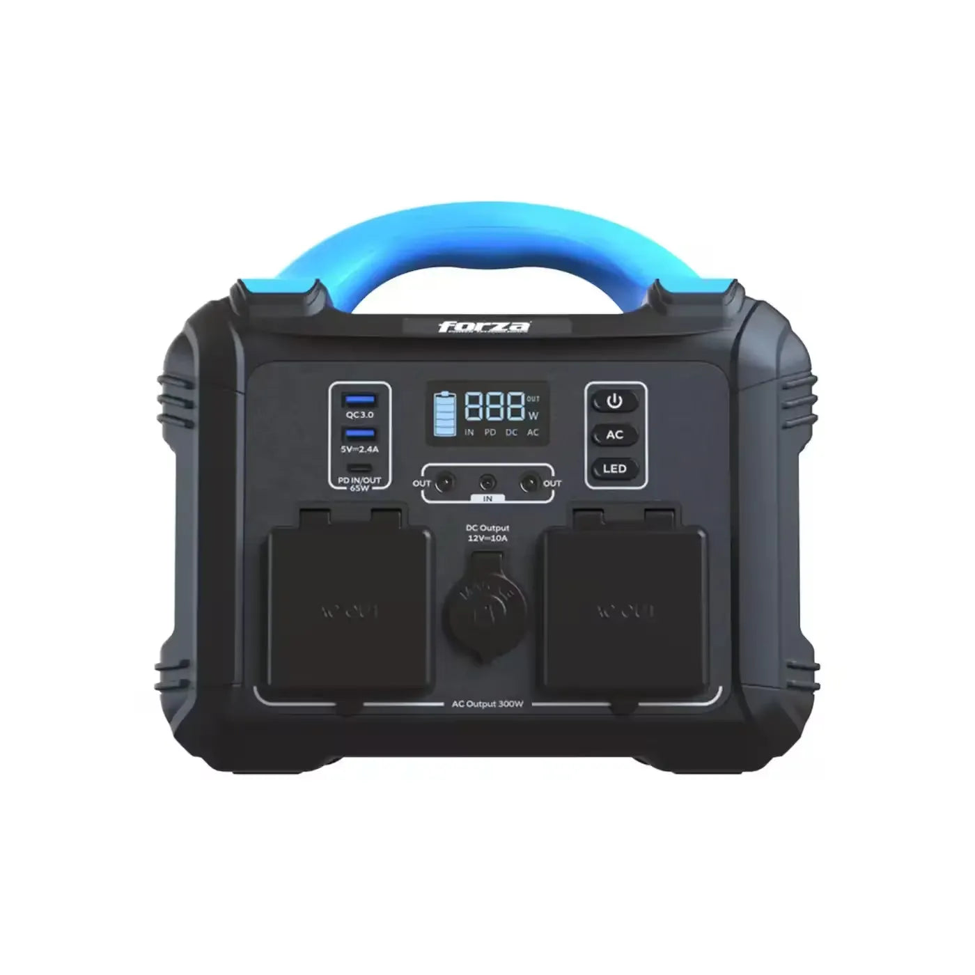 Generador Electrico Con Bateria 300W-2AC, TITAN