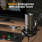 MICROFONO PM450S USB Y USB-C CON BRAZO ARTICULADO NEGRO